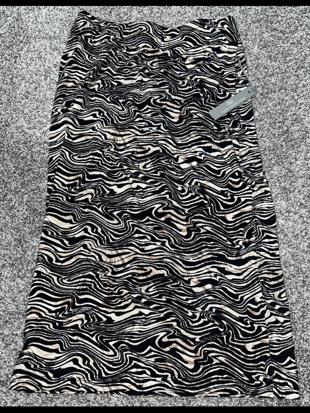 NWT Tart Collections Abstract Print Stretch Midi Skirt Women's Medium
